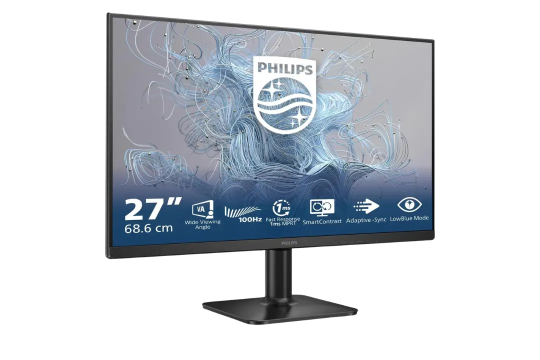 Монитор жидкокристаллический PHILIPS 27E2N2500/01 LCD 27'' 16:9 2560х1440(FHD) IPS, 120 Hz, 300 cd/m2, H178°/V178°, 1500:1, 16.7M, 4ms, HDMI, DP, черный