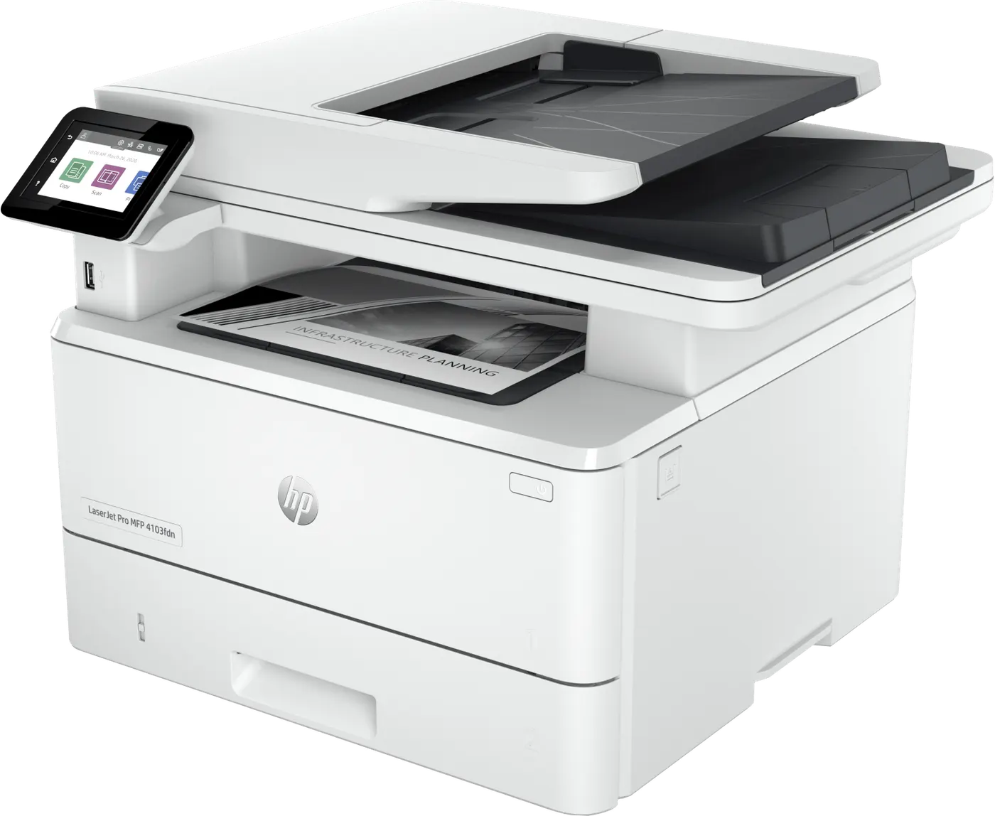 Принтер HP МФП Europe LaserJet Pro 4103fdn (2Z628A#B19)