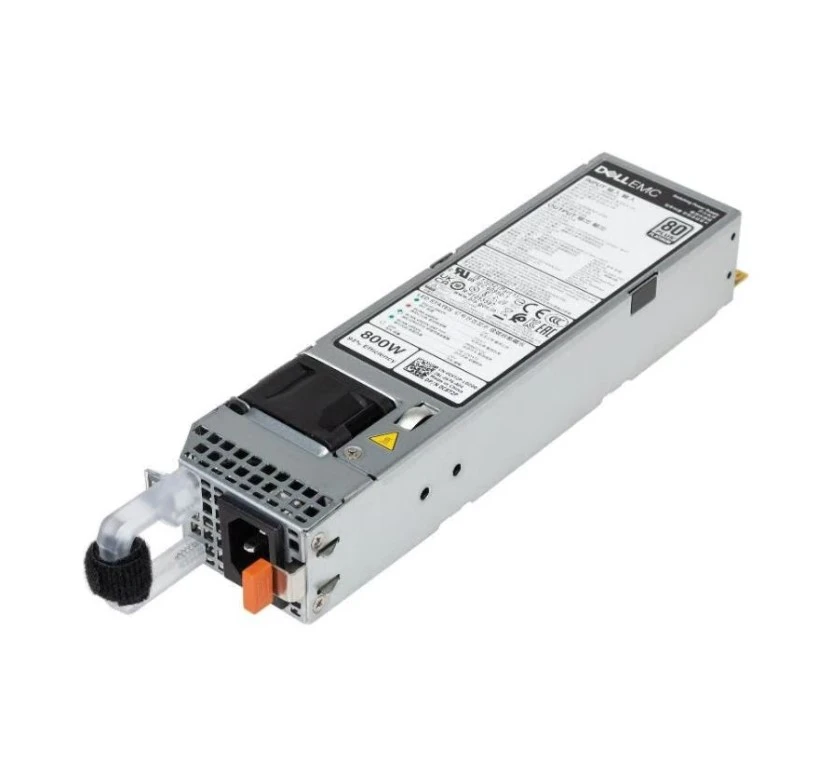 Серверный модуль Dell Источник питания Single, Hot-Plug, 800W, Mixed Mode, (100-240Vac) Platinum (450-AIYX)