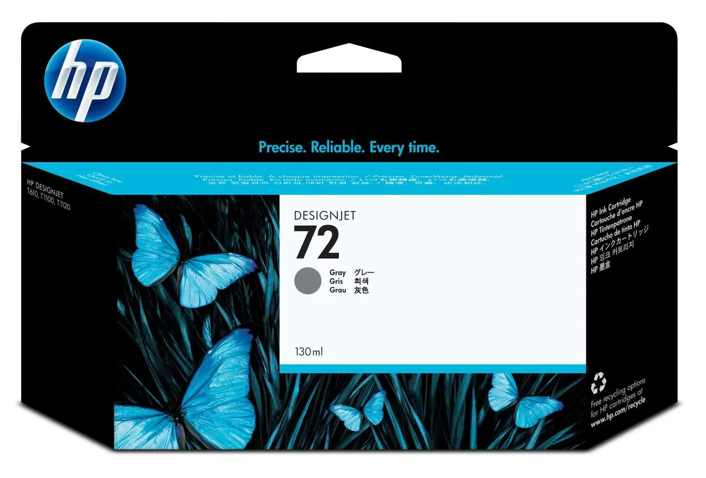 Картридж HP 72 130-ml Gray DesignJet Ink Cartridge (C9374A)