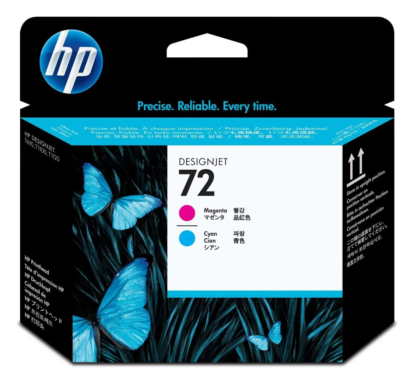 Печатающая головка HP Головка печатающая 72 Magenta and Cyan DesignJet Printhead для DesignJet T1100/Т610/T790/T795/T770 (C9383A)