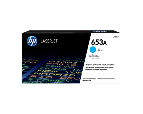 Картридж HP 653A Cyan LaserJet Toner Cartridge (CF321A)