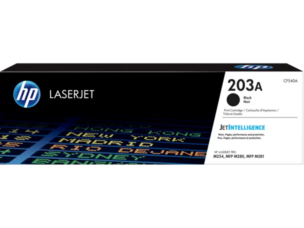 Картридж HP 203A чёрная LaserJet Toner Cartridge (CF540A)