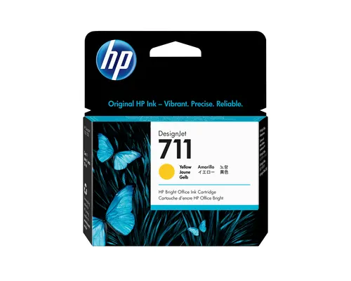 Картридж HP 711 29-ml Yellow DesignJet Ink Cartridge (CZ132A)