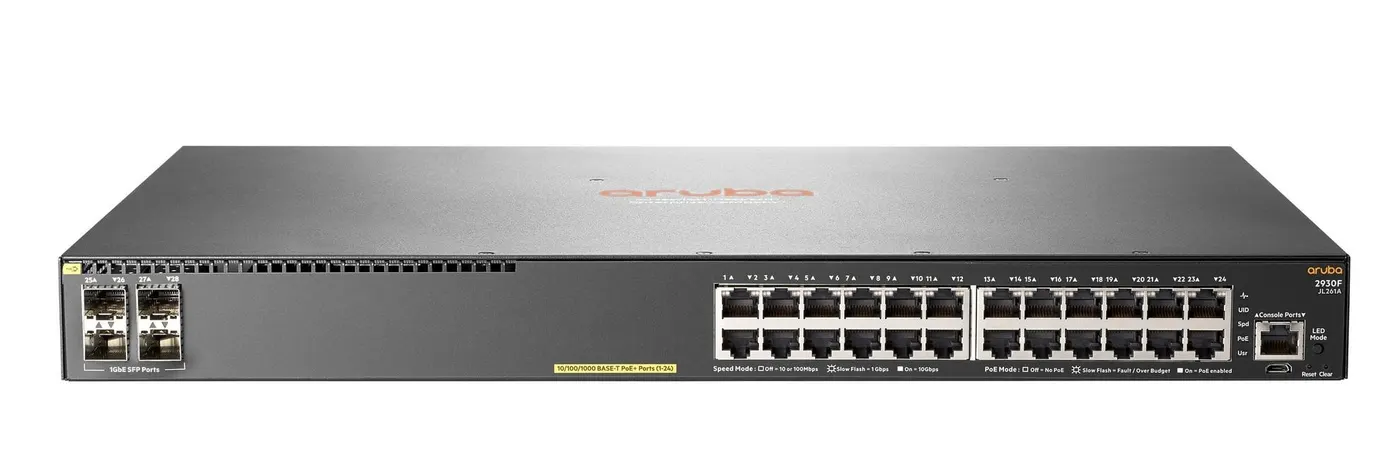 Коммутатор HPE Aruba 2930F 24G PoE+ 4SFP Switch (JL261A#ABB)