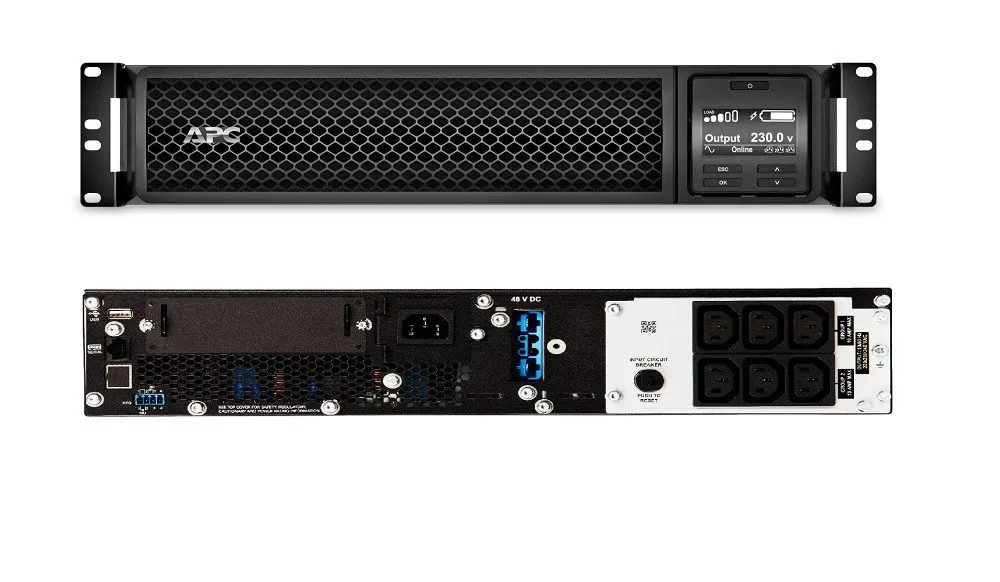 ИБП APC Smart-UPS SRT 1500 ВА, стоечный (SRT1500RMXLI)
