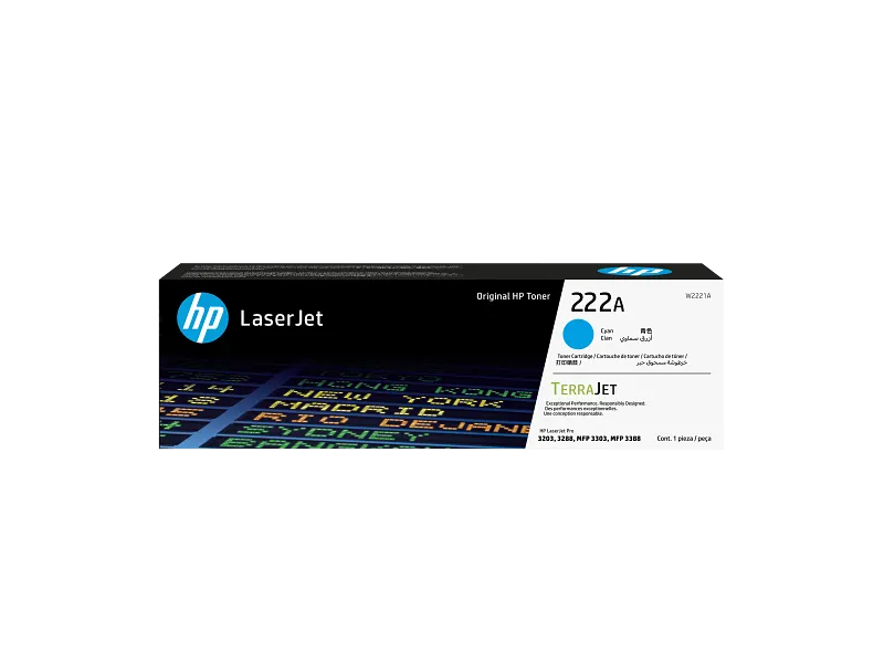 Картридж HP 222A Cyan Original LaserJet Toner Cartridge (W2221A)